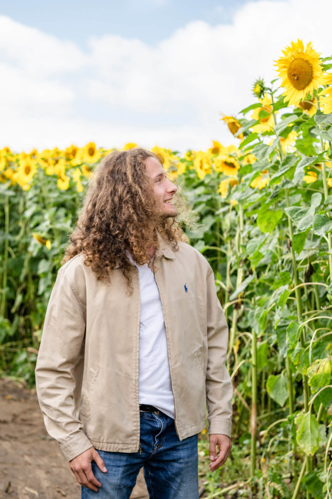 Sunflower field photoshoot in Milton Keynes