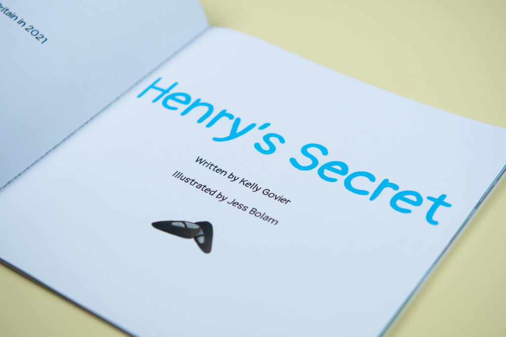 Henry's Secret Book by Kelly Govier and Jess Bolam