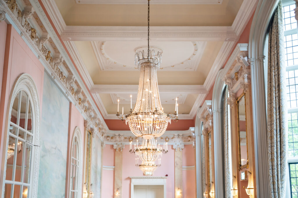 The luxury interiors of a Danesfield House wedding