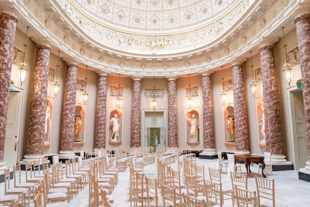 Stowe House Wedding venue inside details and interior
