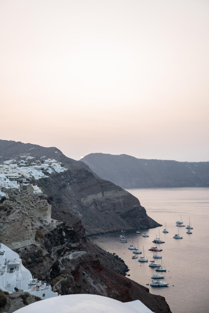 A destination wedding in Europe with the sea as a backdrop