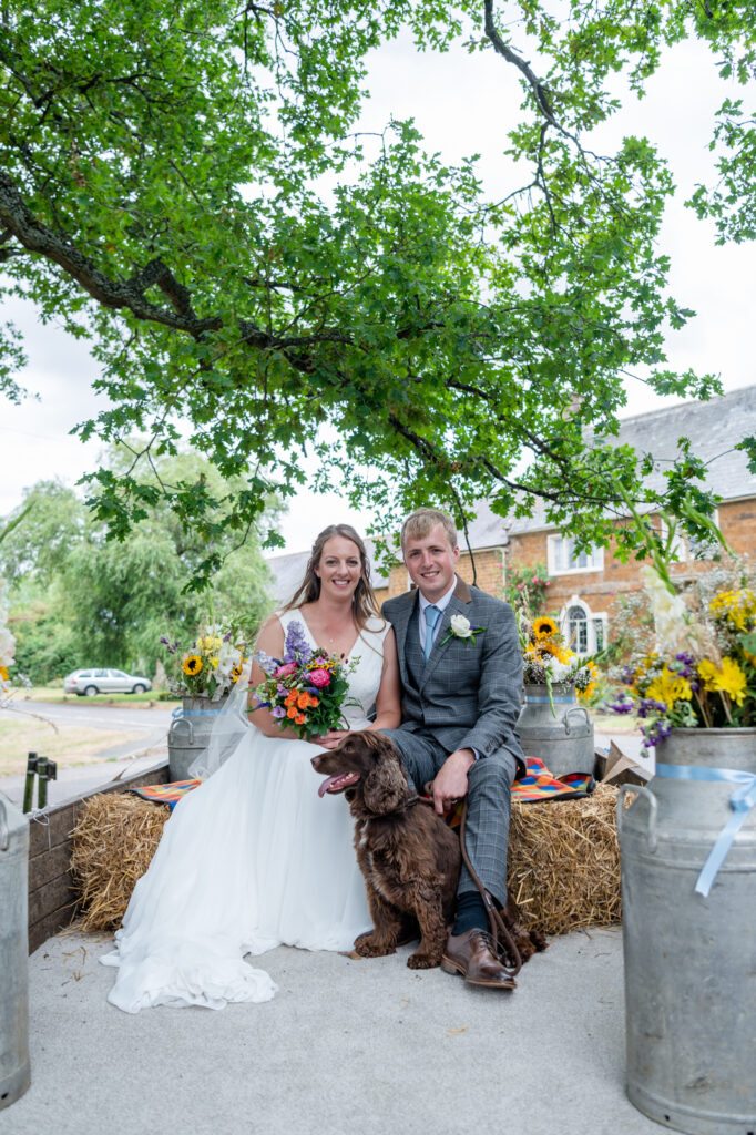 Pets at weddings adding a personal touch to wedding portraits