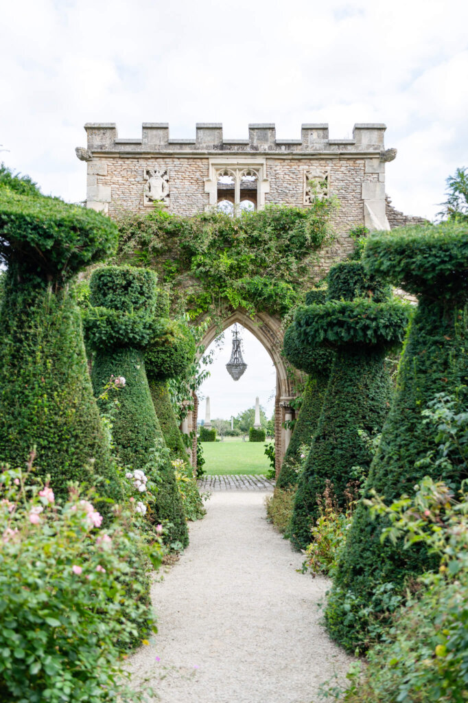 The Castle Arch at Euridge Manor. Luxury Cotswolds Wedding Venue