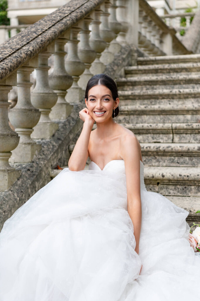 Fairytale Cotswolds wedding. Bridal portrait by Chloe Bolam Photography