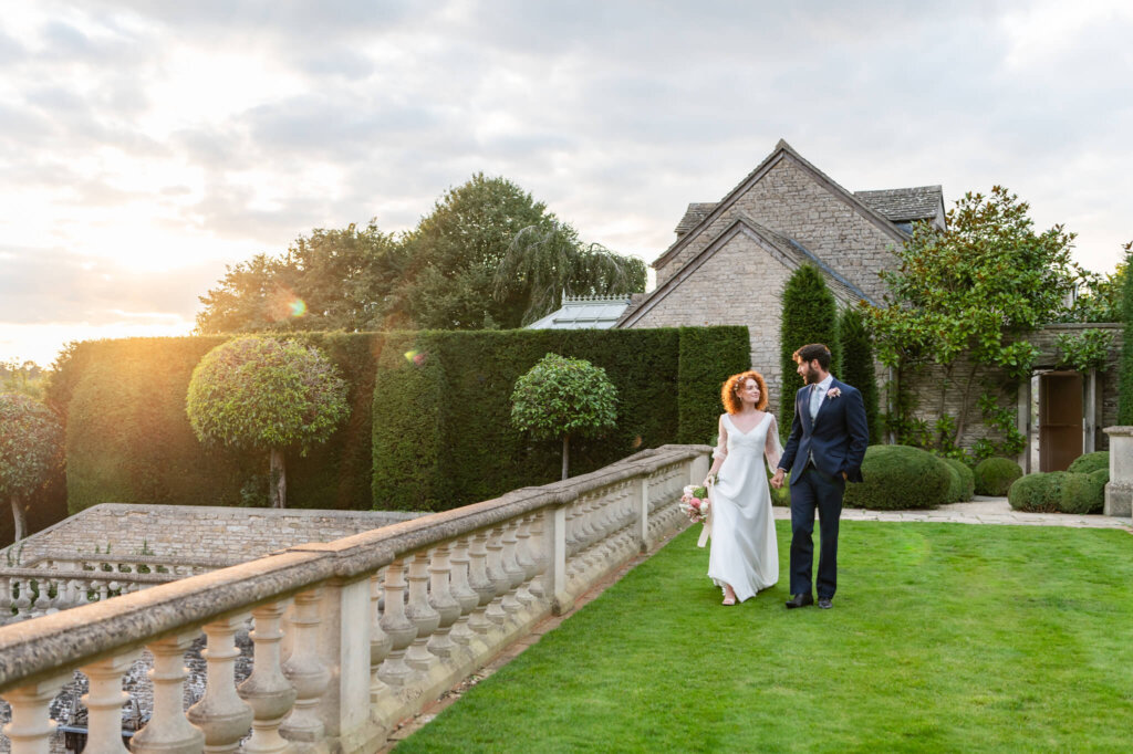 Euridge Manor Wedding Photographer. Golden hour sunset couple portraits