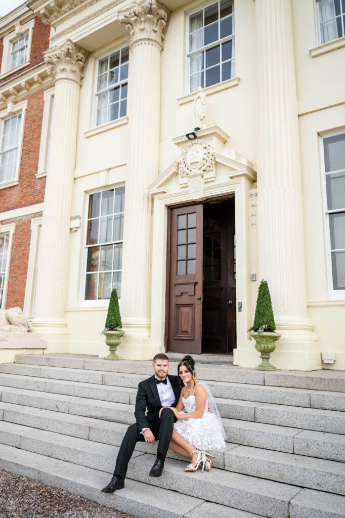 Hawkstone Hall wedding photographer Chloe Bolam Photography. Luxury Shropshire wedding venue