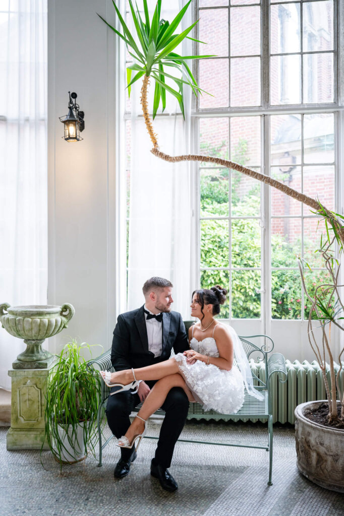 The Winter Garden at Hawkstone Hall, a luxury Shropshire wedding venue