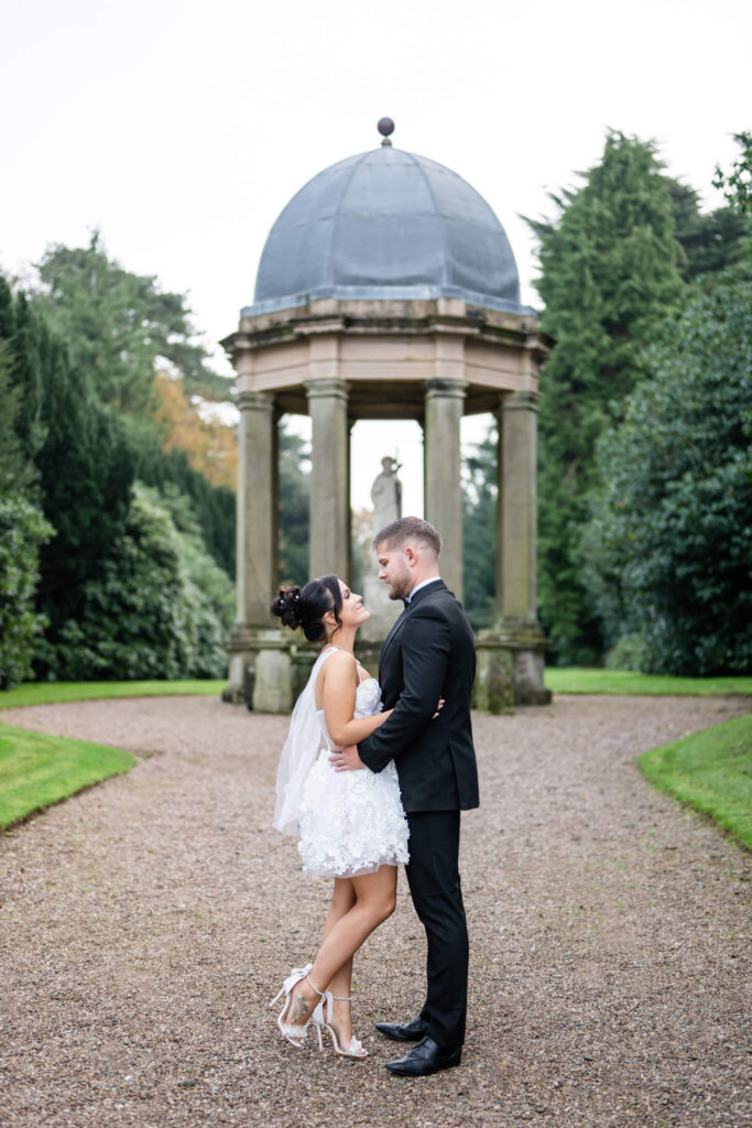 Hawkstone Hall & Gardens Wedding. Shropshire wedding photographer Chloe Bolam