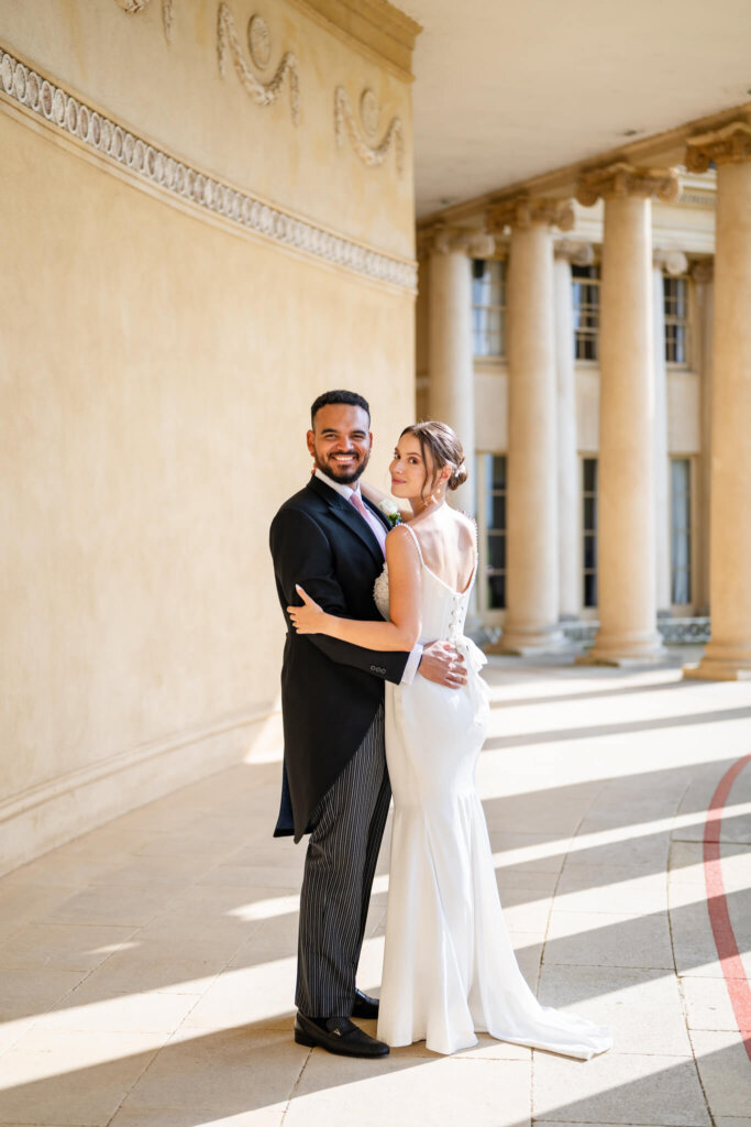 Luxury wedding photography at Stowe House in Buckinghamshire