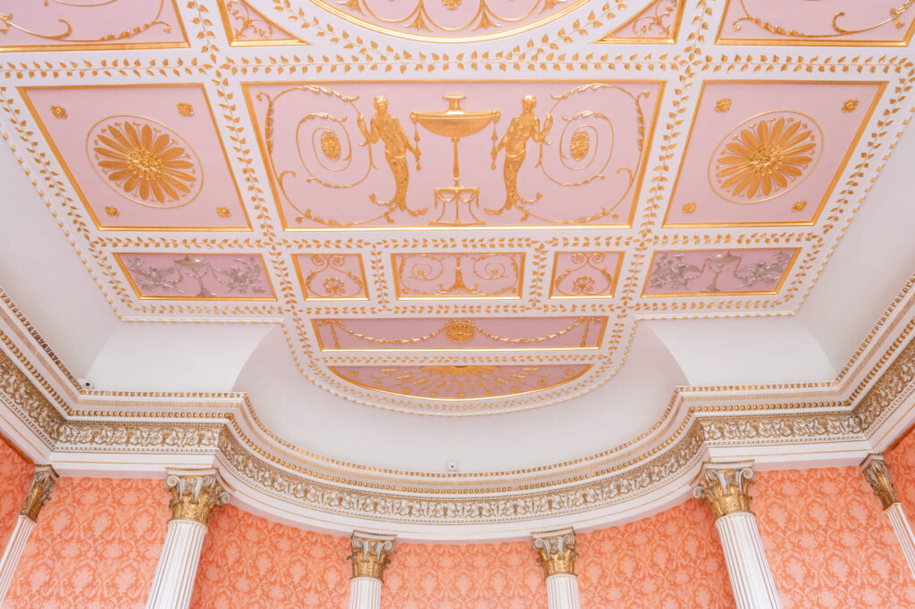 The Temple Room at Stowe House, a luxury UK wedding venue